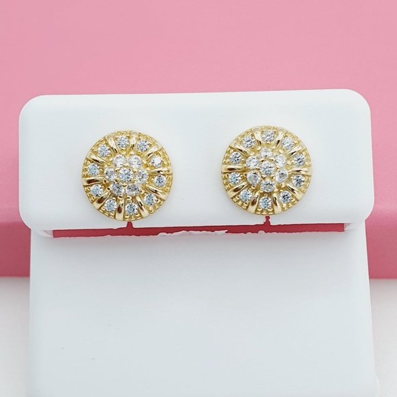 "925 Sterling Silver Cubic Zirconia Earrings, U19254621 - Picture 6 of 11